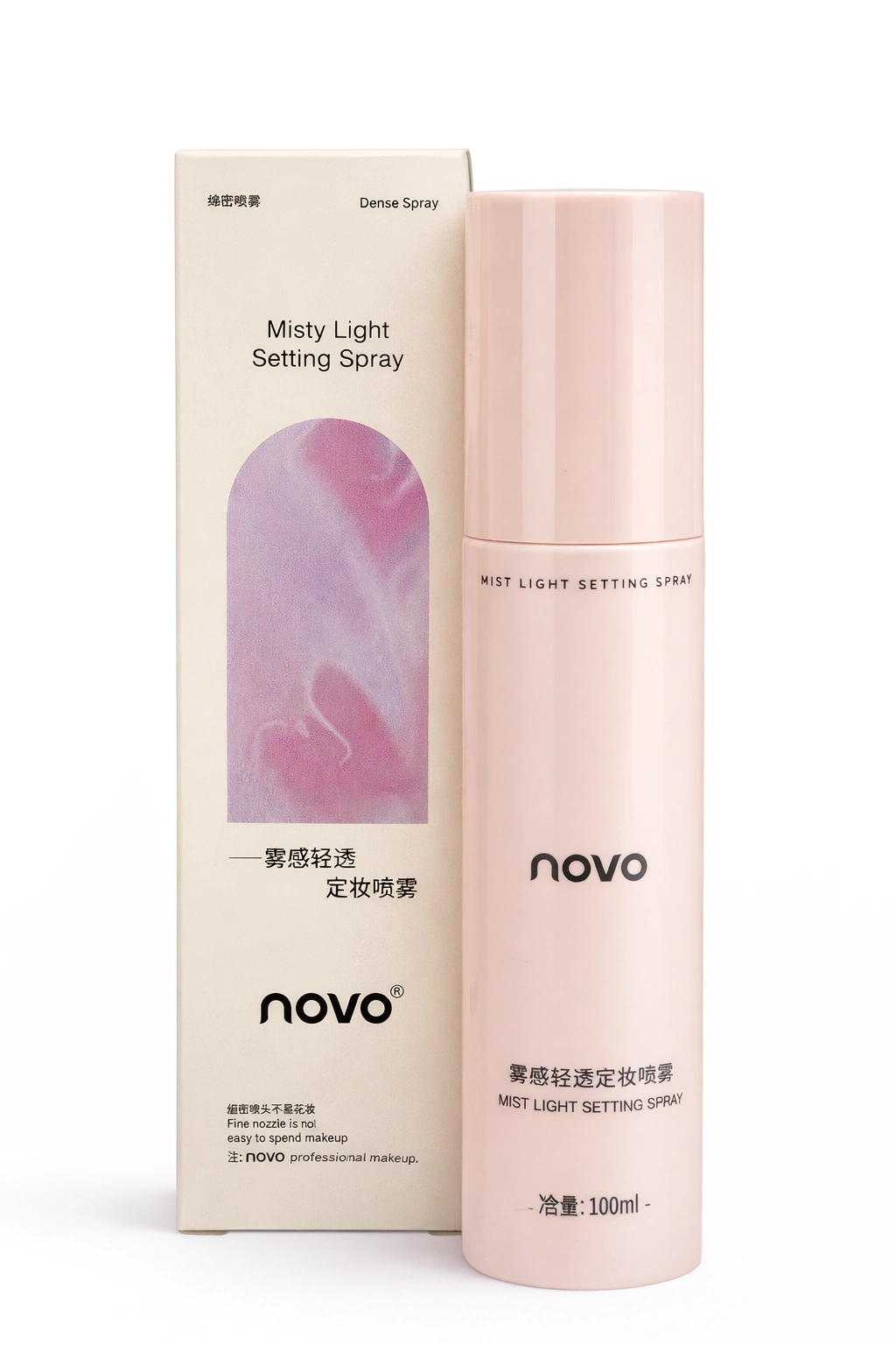 Fijador de maquillaje misty Light Novo